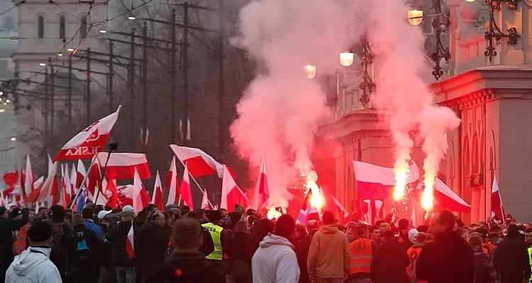 Polish police arrested hundreds of nationalists