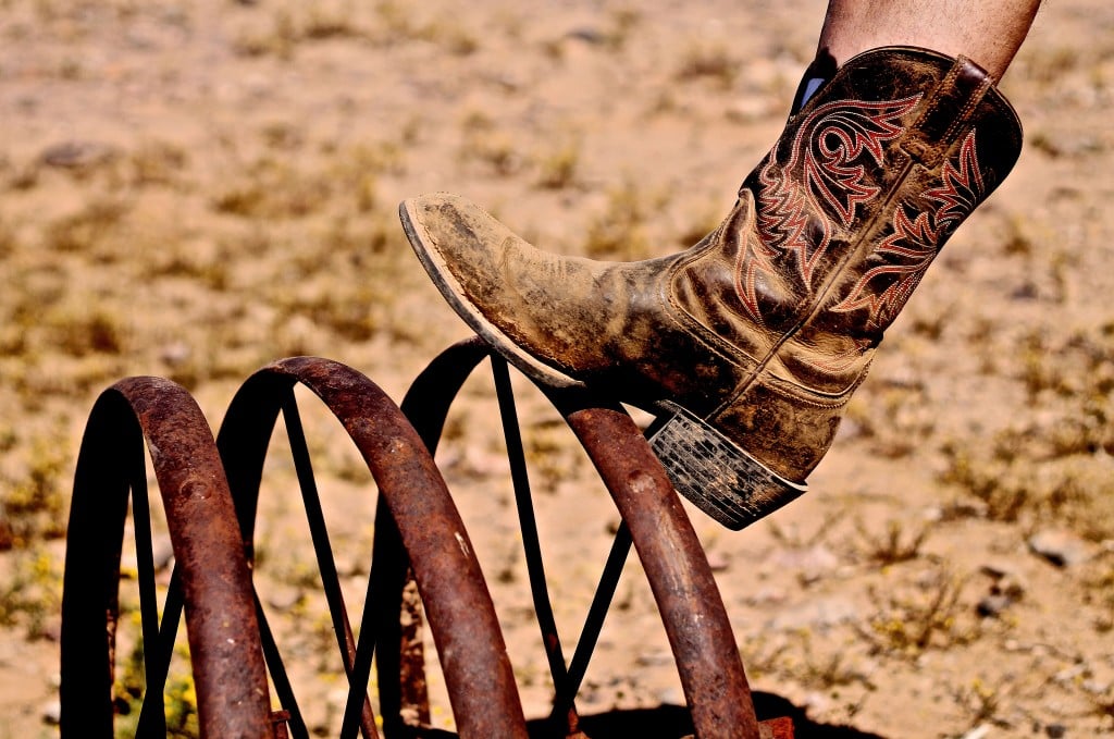 Marlene's cowboy boots. © Bibbi Abruzzini.