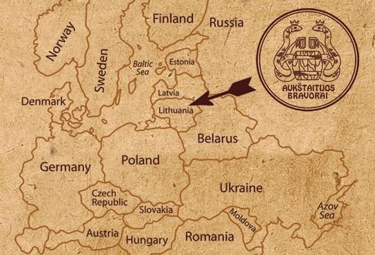 Lithuania Beer map