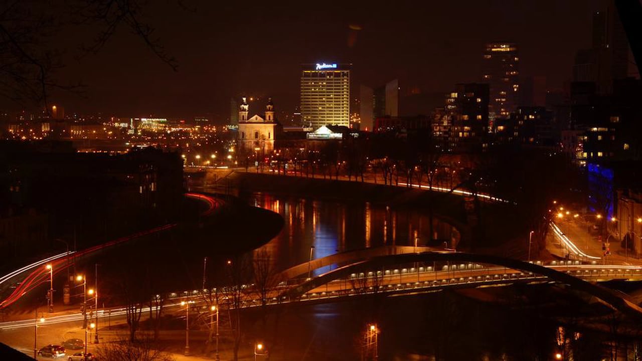 Lithuania: Vilnius through the timelapse