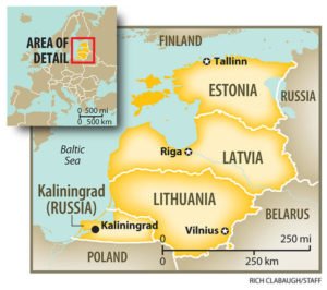Baltics map