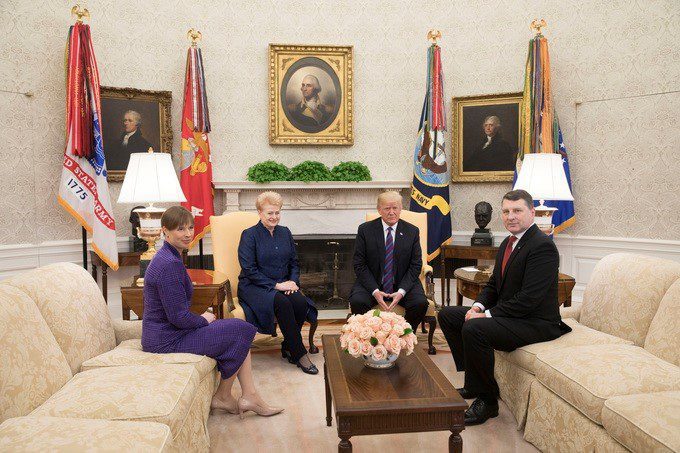 Presidents of Lithuania, Latvia, and Estonia marked 100 years of Baltic independence at the White House Presidents of Lithuania, Latvia, and Estonia marked 100 years of Baltic independence at the White House
