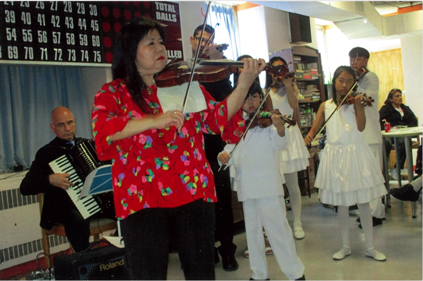 Tarumi Violinists, known at the UN as “musical ambassadors of peace”, honor US Veterans.