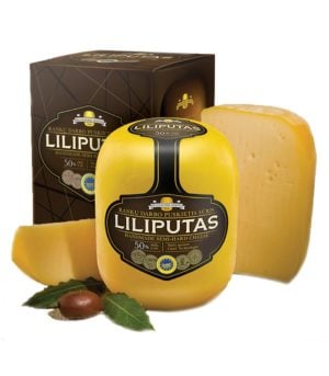 Lithuanian handmade semi-hard cheese “Liliputas”