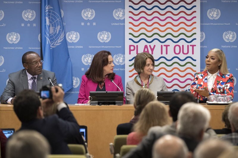 Grammy award-winning singer Ashanti, Norway, Antigua and Barbuda, will ‘Play it Out’ to beat plastic pollution.
