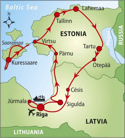 Cycling tours in the Baltic Countries