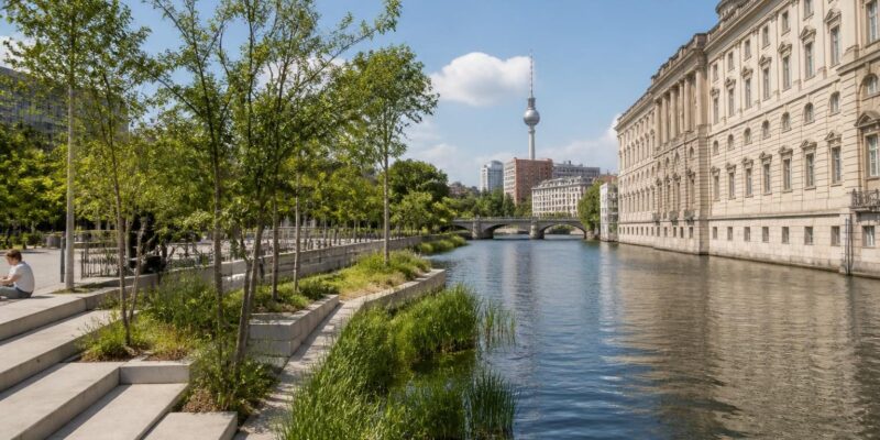 Berlin’s Humboldt Forum puts urban water and climate adaptation on a public walking route