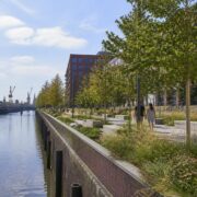 Hamburg opens a new green waterfront route in Harburg