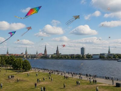 Riga to fill the Daugava skyline with its first international kite festival Riga to fill the Daugava skyline with its first international kite festival