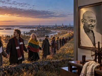 The Baltic Way in India: Freedom as Living Memory and a Tribute to Mahatma Gandhi
