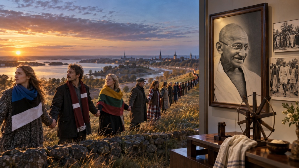 The Baltic Way in India: Freedom as Living Memory and a Tribute to Mahatma Gandhi ⋆ The Baltic Review