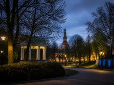 Tallinn’s Kadriorg Park becomes an evening gallery as Light Walks festival returns